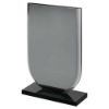 Picture of Smoked Black Glass Shield Plaque (10mm Thick) - 6.75in