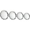 Picture of Silver Plated Iron Salver...Chippendale Edge - 0.5mm Thick 12in