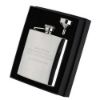 Picture of 6 Oz Stainless Steel Hip Flask With Captive Top - 4.25in