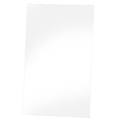 Picture of White Aluminium Rectangle Sublimation Plate