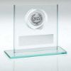 Picture of Jade Glass With Silver Wreath (1in Cen) - 3.25in