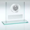 Picture of Jade Glass With Silver Wreath (1in Cen) - 3.25in