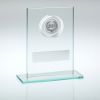 Picture of Jade Glass With Silver Wreath (1in Cen) - 4.5in