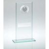 Picture of Jade Glass With Silver Wreath (1in Cen) - 7.25in