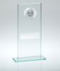 Picture of Jade Glass With Silver Wreath (1in Cen) - 7.25in