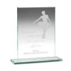 Picture of Jade Glass Rectangle Plaque (10mm Thickness) - 7.25in