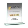 Picture of Jade Glass Rectangle Plaque (10mm Thickness) - 7.25in