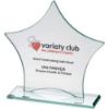 Picture of Jade Glass Star Plaque (6mm Thick) - 7in
