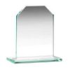 Picture of Jade Glass Chamfered Rectangle Plaque (6mm Thick) - 4.5in
