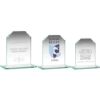 Picture of Jade Glass Chamfered Rectangle Plaque (6mm Thick) - 4.5in