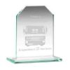 Picture of Jade Glass Chamfered Rectangle Plaque (6mm Thick) - 4.5in