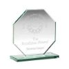 Picture of Jade Glass Octagon Plaque (10mm Thickness) - 6.25in