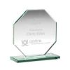 Picture of Jade Glass Octagon Plaque (10mm Thickness) - 6.25in
