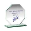 Picture of Jade Glass Octagon Plaque (10mm Thickness) - 8.25in