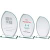 Picture of Jade Glass Plaque With Frosted Sides (6mm Thick) - 8.25in