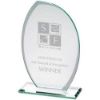Picture of Jade Glass Plaque With Frosted Sides (6mm Thick) - 8.25in