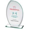 Picture of Jade Glass Plaque With Frosted Sides (6mm Thick) - 8.25in