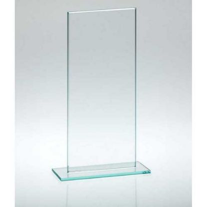 Picture of Jade Glass Narrow Plaque (4mm Thick) - 7.25in
