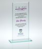 Picture of Jade Glass Narrow Plaque (4mm Thick) - 7.25in