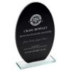 Picture of Black Backed Jade Glass Oval(4mm Thick) -7.25in