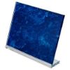 Picture of Blue Marble Backed Clear Glass Landscape Plaque - 7.5 X 9.5in