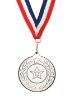 Picture of Stars And Wreath Medal (1in Centre) Silver - 2in