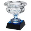 Picture of Clear Glass Bowl On Blue|black Base (Approx 7" Dia) - 8.25in