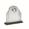 Picture of Clear Glass Arched Clock (20mm Thick) - 5.25in
