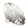 Picture of Clear Glass Diamond Shaped Paperweight In Box - 4in