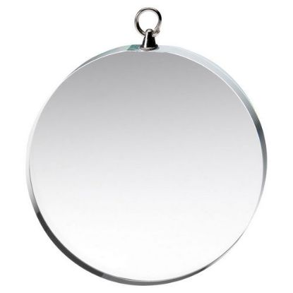 Picture of Clear Glass Round Medal (6mm Thick) - 2.75in