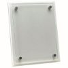 Picture of White Plaque With 6mm Glass Front - 9 X 12in