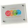 Picture of White Plaque With 6mm Glass Front - 9 X 12in