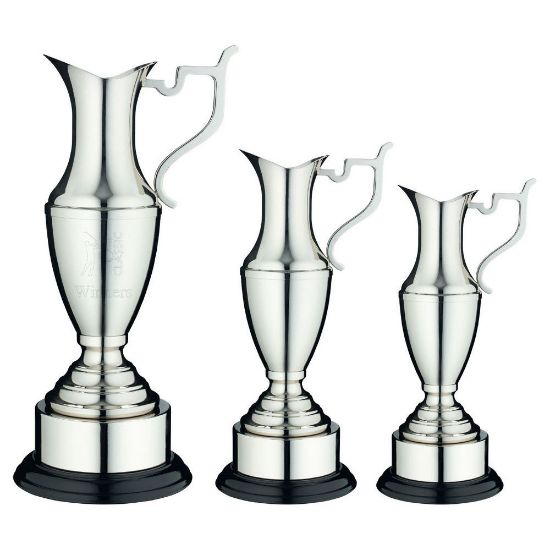 Trophy Distributors - Nickel Plated Claret Jug On Round Base With ...