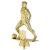 Picture of Gold Female Plastic Football Figure (1in Centre) - 6in