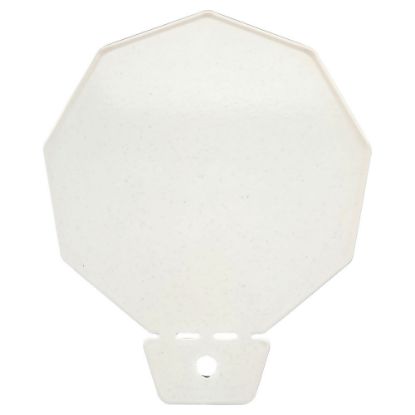 Picture of Plain White Nonagon Plaque Used For Sublimation