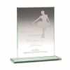 Picture of Jade Glass Rectangle Plaque (10mm Thickness) - 7.25in