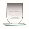 Picture of Jade Glass Shield Plaque (6mm Thick) - 3.75in