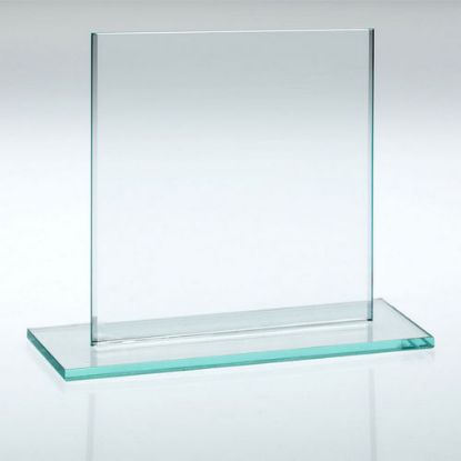 Picture of Jade Glass Narrow Plaque (4mm Thick) - 3.25in