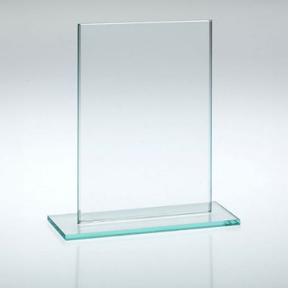 Picture of Jade Glass Narrow Plaque (4mm Thick) - 4.5in
