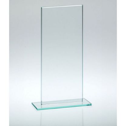 Picture of Jade Glass Narrow Plaque (4mm Thick) - 7.25in