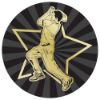Picture of Cricket Bowler Gold|black Printed Centre 50mm - 2in