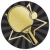 Picture of Table Tennis Gold|black Printed Centre 50mm - 2in
