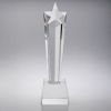 Picture of Clear Glass Star Column On Base - 9.5in