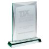 Picture of Jade Glass Chunky Rectangle Plaque (19mm Thick) - 9in