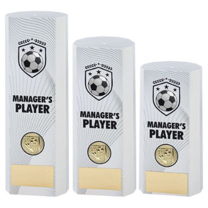 Picture of White Plastic Filled Column Football Managers Player (1in Cen)