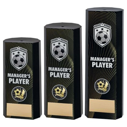 Picture of Black Plastic Filled Column Football Managers Player (1in Cen)