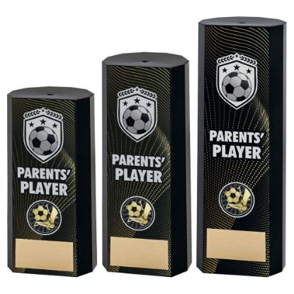 Picture of Black Plastic Filled Column Football Parents Player (1in Cen)