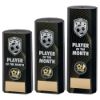 Picture of Black Plastic Filled Column Football Player Of The Month (1in Cen) - 6in