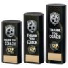 Picture of Black Plastic Filled Column Football Thank You Coach (1in Cen) - 7in
