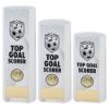 Picture of White Plastic Filled Column Football Top Goal Scorer (1in Cen) - 8.25in